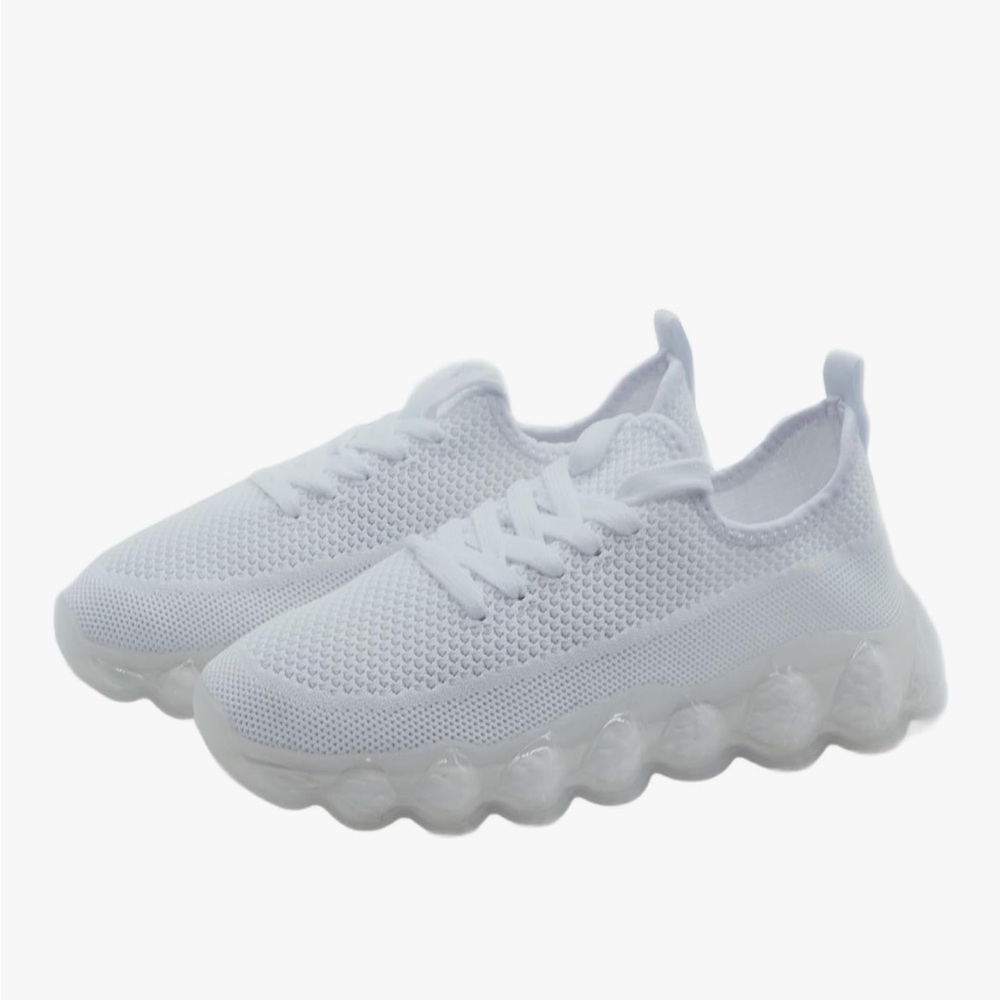 Amazon Women's Cream Knit Slip-On Sneakers